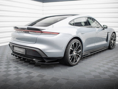 Maxton Design Rear Splitter (Vertical Bars) Porsche Taycan / Taycan 4 / Taycan 4S / Taycan GTS Mk1 - PO-TAY-1-RD1G+RD2G - Image 3
