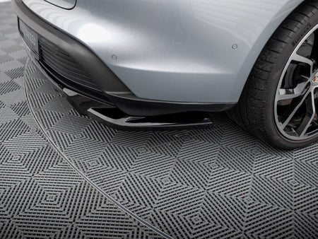 Rear Splitter (Vertical Bars) Porsche Taycan / Taycan 4 / Taycan 4S / Taycan GTS Mk1
