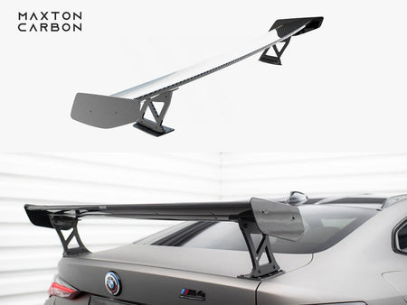 Maxton Design Carbon Spoiler With External Brackets Uprights BMW M4 G82 / G82 Facelift / M440i / 4 M-Pack G22 / G22 Facelift - CF-BM-4-G82-M-WING5-EXT-245-P - Image 1