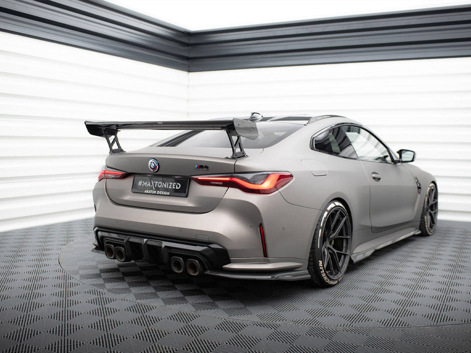 Maxton Design Carbon Spoiler With External Brackets Uprights BMW M4 G82 / G82 Facelift / M440i / 4 M-Pack G22 / G22 Facelift - CF-BM-4-G82-M-WING5-EXT-245-P - Image 2