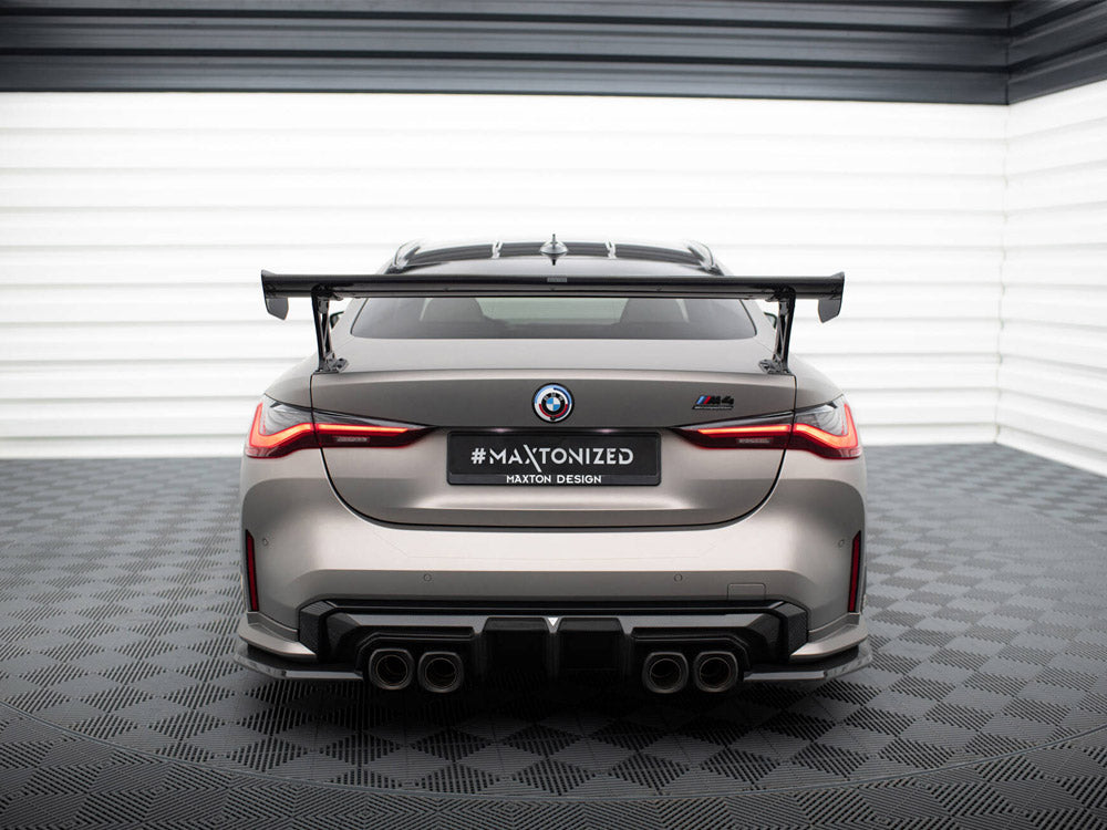 Maxton Design Carbon Spoiler With External Brackets Uprights BMW M4 G82 / G82 Facelift / M440i / 4 M-Pack G22 / G22 Facelift - CF-BM-4-G82-M-WING5-EXT-245-P - Image 4