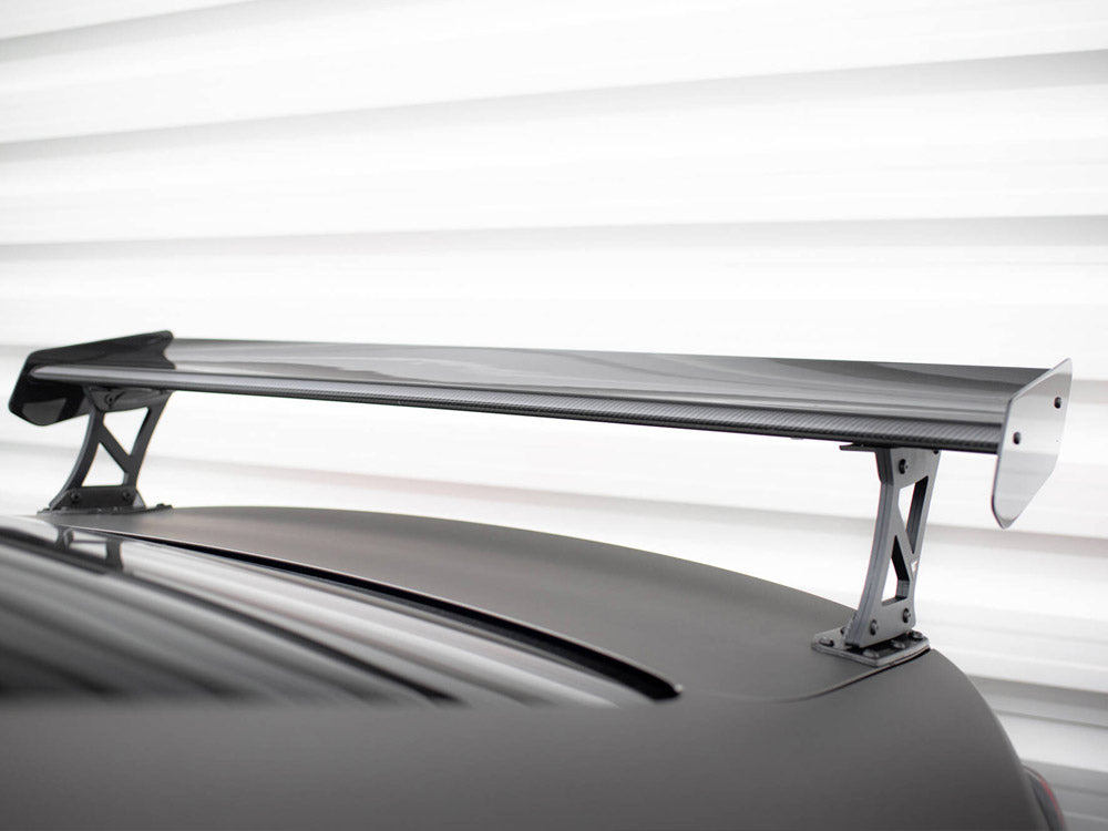 Maxton Design Carbon Spoiler With External Brackets Uprights + LED BMW M4 G82 / G82 Facelift / M440i / 4 M-Pack G22 / G22 Facelift - CF-BM-4-G82-M-WING5-EXT-245-P+LED - Image 7