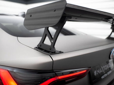 Maxton Design Carbon Spoiler With External Brackets Uprights + LED BMW M4 G82 / G82 Facelift / M440i / 4 M-Pack G22 / G22 Facelift - CF-BM-4-G82-M-WING5-EXT-245-P+LED - Image 9