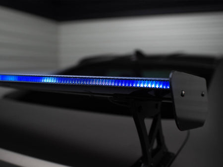 Maxton Design Carbon Spoiler With External Brackets Uprights + LED BMW M4 G82 / G82 Facelift / M440i / 4 M-Pack G22 / G22 Facelift - CF-BM-4-G82-M-WING5-EXT-245-P+LED - Image 12