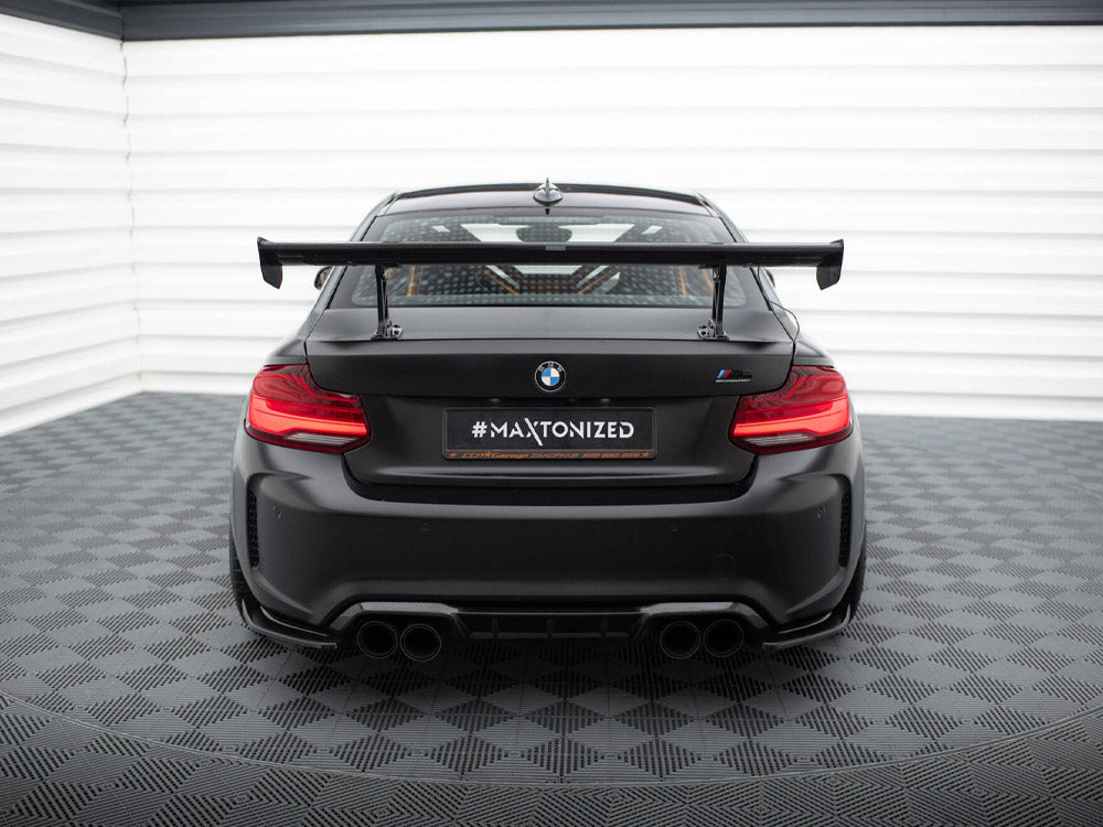 Maxton Design Carbon Spoiler With Internal Brackets Uprights BMW M2 F87 - CF-BM-M2-F87-WING5-INT-245-P - Image 3