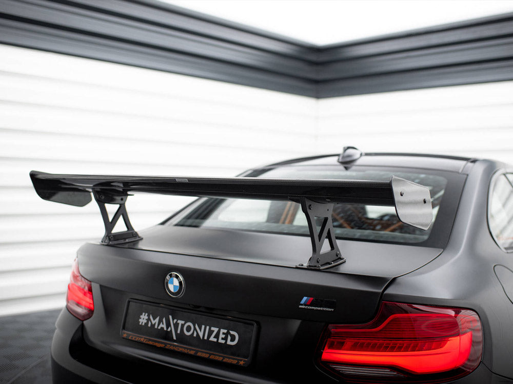 Maxton Design Carbon Spoiler With Internal Brackets Uprights BMW M2 F87 - CF-BM-M2-F87-WING5-INT-245-P - Image 4