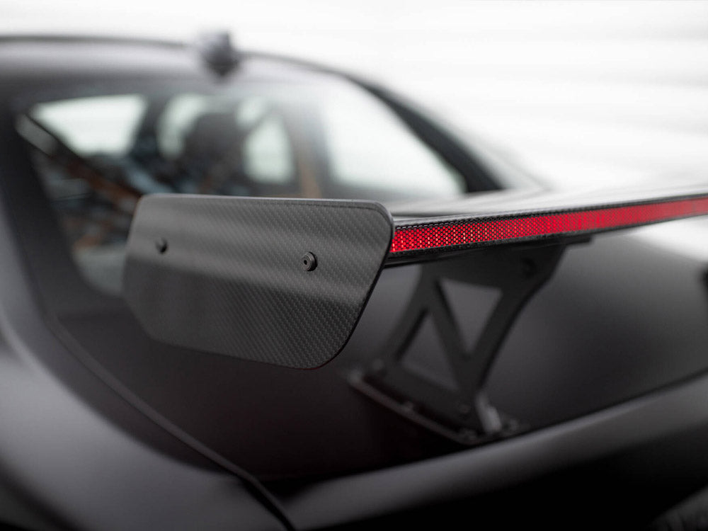 Carbon Spoiler With Internal Brackets Uprights + LED BMW M2 F87