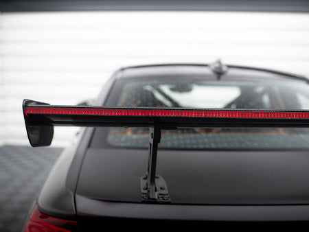 Carbon Spoiler With Internal Brackets Uprights + LED BMW M2 F87