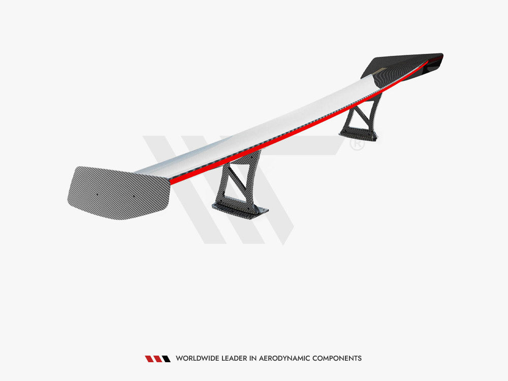 Carbon Spoiler With Internal Brackets Uprights + LED BMW M2 F87