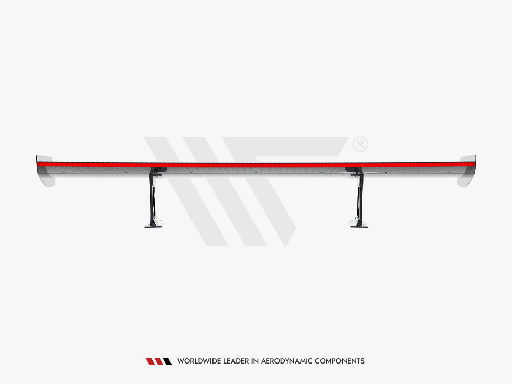 Carbon Spoiler With Internal Brackets Uprights + LED BMW M2 F87