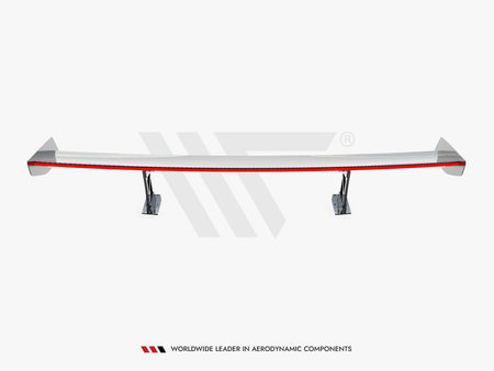 Carbon Spoiler With Internal Brackets Uprights + LED BMW M2 F87