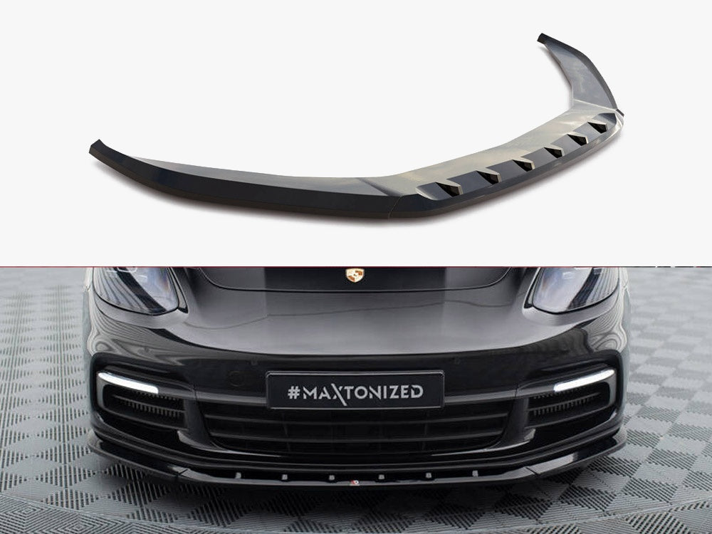 Maxton Design Front Splitter V.1 Porsche Panamera E-Hybrid / Panamera 4S 971 - PO-PA-971-H-FD3G - Image 1