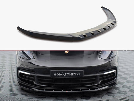 Maxton Design Front Splitter V.1 Porsche Panamera E-Hybrid / Panamera 4S 971 - PO-PA-971-H-FD3G - Image 1