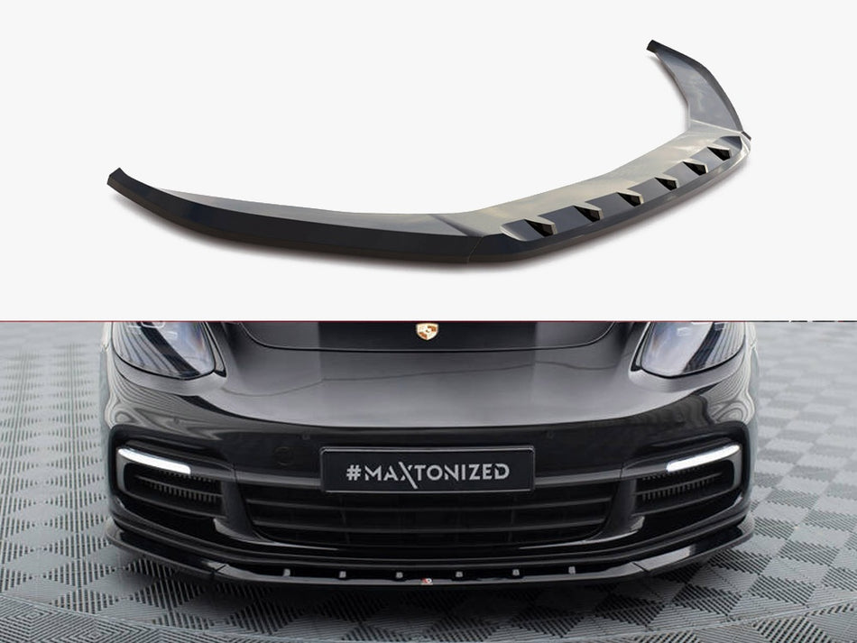Maxton Design Front Splitter V.1 Porsche Panamera E-Hybrid / Panamera 4S 971 - PO-PA-971-H-FD3G - Image 1