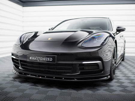 Maxton Design Front Splitter V.1 Porsche Panamera E-Hybrid / Panamera 4S 971 - PO-PA-971-H-FD3G - Image 2