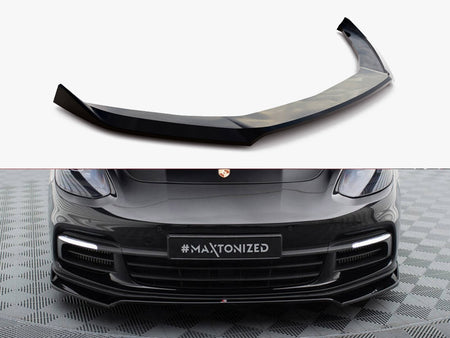 Maxton Design Front Splitter V.2 Porsche Panamera E-Hybrid / Panamera 4S 971 - PO-PA-971-H-FD4G - Image 1