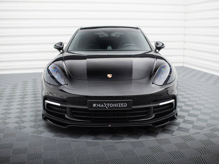 Maxton Design Front Splitter V.2 Porsche Panamera E-Hybrid / Panamera 4S 971 - PO-PA-971-H-FD4G - Image 3