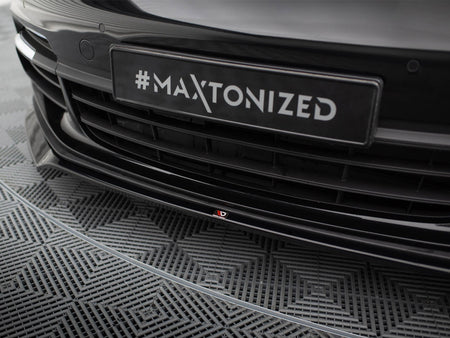 Maxton Design Front Splitter V.2 Porsche Panamera E-Hybrid / Panamera 4S 971 - PO-PA-971-H-FD4G - Image 4