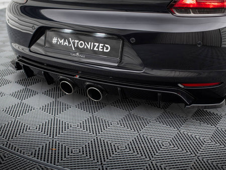 Maxton Design Rear Valance V.2 Volkswagen Scirocco Mk3 (R32 Exhaust) - VW-SC-3-RS2G+RS2RG - Image 4