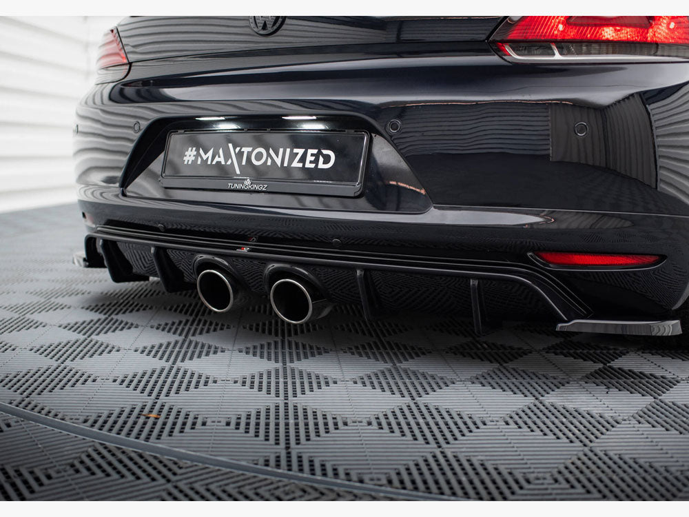 Maxton Design Rear Valance V.2 Volkswagen Scirocco Mk3 (R32 Exhaust) - VW-SC-3-RS2G+RS2RG - Image 6