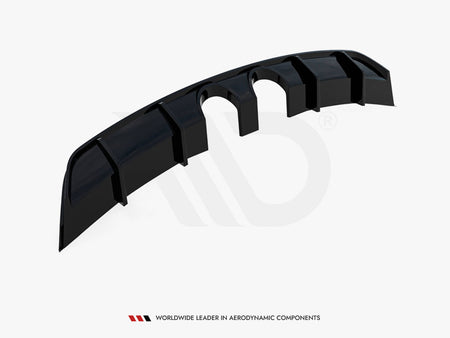 Maxton Design Rear Valance V.2 Volkswagen Scirocco Mk3 (R32 Exhaust) - VW-SC-3-RS2G+RS2RG - Image 8