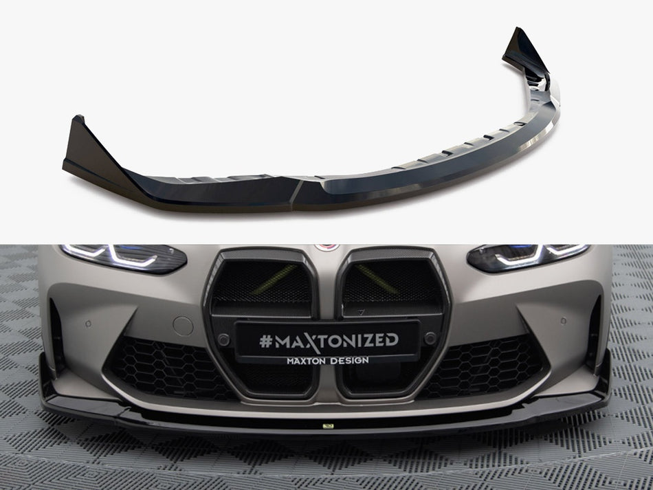 Maxton Design Front Splitter V.4 CSL Look BMW M4 G82 / M3 G80 - BM-4-G82-M-FD4G - Image 1