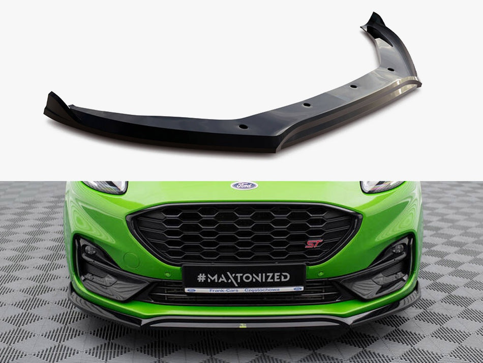 Maxton Design Front Splitter V.2 Ford Puma ST / ST-Line Mk1 - FO-PU-1-ST-FD1G - Image 1