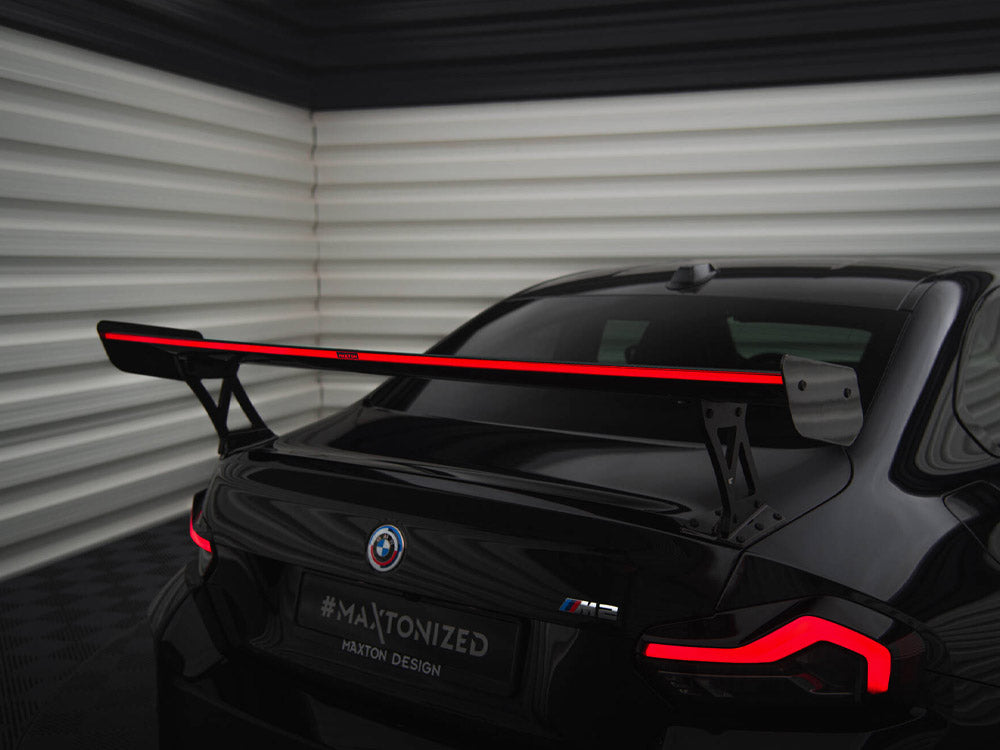 Maxton Design Carbon Fiber Spoiler + LED Light BMW M2 G87 / M240i / 2 M-Pack / 2 Standard G42 - CF-BM-M2-G87-WING5-245-P+LED - Image 4