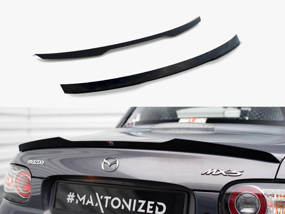 Maxton Design Spoiler CAP Mazda MX5 Hardtop NC (Mk3) - MA-MX5-3-CAP1G - Image 1