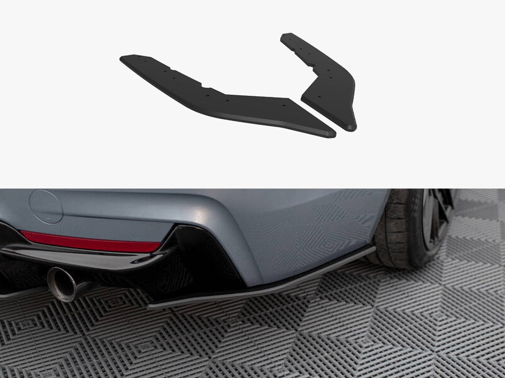 Maxton Design Street Pro Rear Side Splitters BMW 435i Coupe M-Pack F32 - BM4F32MPACKCNC-RSD1B - Image 1