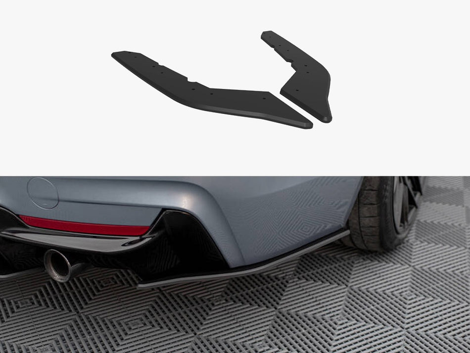 Maxton Design Street Pro Rear Side Splitters BMW 435i Coupe M-Pack F32 - BM4F32MPACKCNC-RSD1B - Image 1