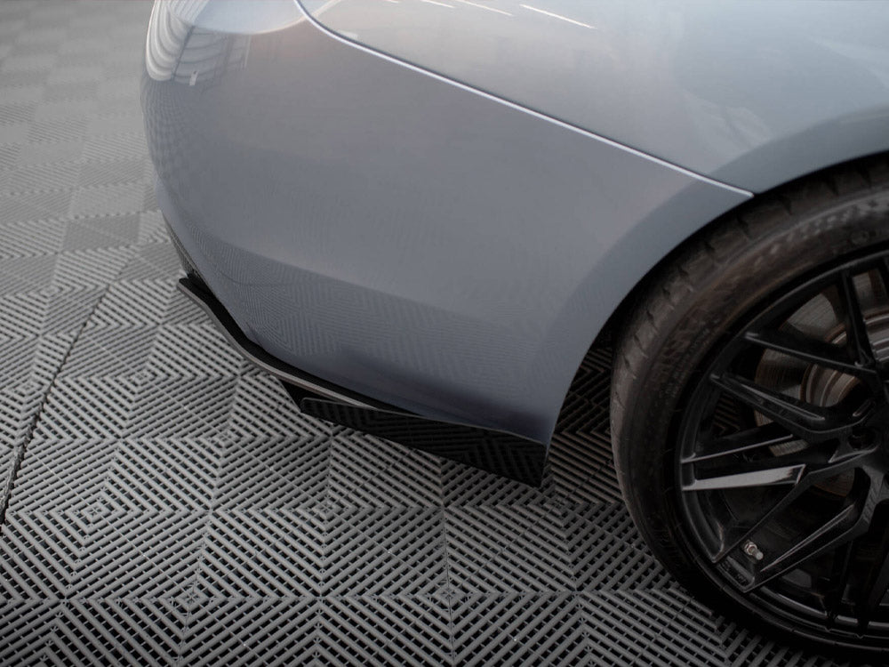 Maxton Design Street Pro Rear Side Splitters + Flaps BMW 435i Coupe M-Pack F32 - BM4F32MPACKCNC-RSD1B+RSF1G - Image 4