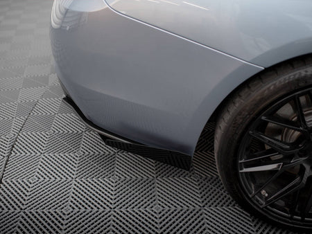 Maxton Design Street Pro Rear Side Splitters + Flaps BMW 435i Coupe M-Pack F32 - BM4F32MPACKCNC-RSD1B+RSF1G - Image 4