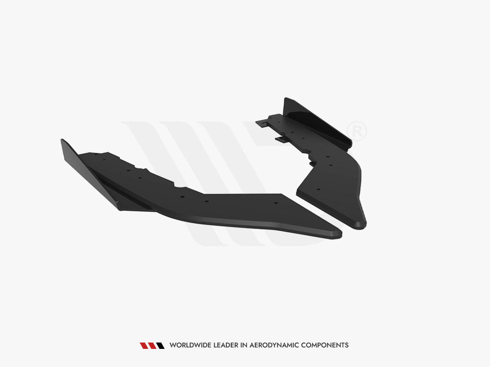 Maxton Design Street Pro Rear Side Splitters + Flaps BMW 435i Coupe M-Pack F32 - BM4F32MPACKCNC-RSD1B+RSF1G - Image 5