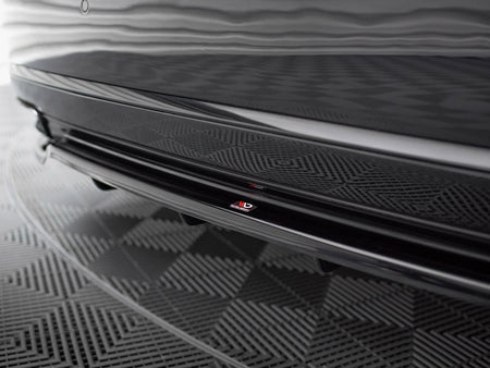 Maxton Design Central Rear Splitter (Vertical Bars) Audi A8 D4 Facelift - AU-A8-D4F-RD1G+RD2G - Image 4