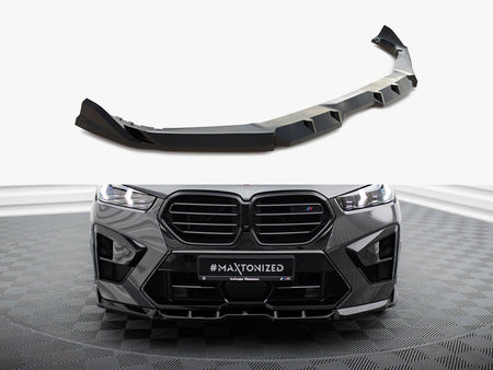 Maxton Design Front Splitter V.1 BMW X5 M F95 Facelift - BM-X5M-F95F-FD1G - Image 1