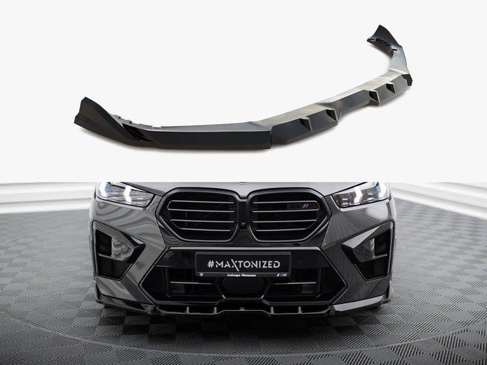 Maxton Design Front Splitter V.1 BMW X5 M F95 Facelift - BM-X5M-F95F-FD1G - Image 1