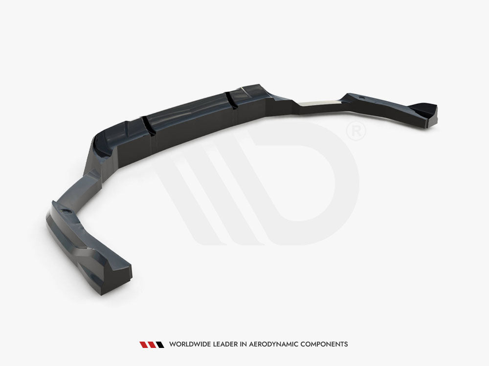 Maxton Design Central Rear Splitter (Vertical Bars) BMW X5 M F95 Facelift - BM-X5M-F95F-RD1G+RD2G - Image 7