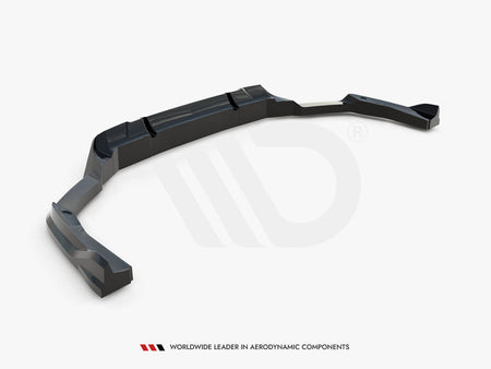 Maxton Design Central Rear Splitter (Vertical Bars) BMW X5 M F95 Facelift - BM-X5M-F95F-RD1G+RD2G - Image 7