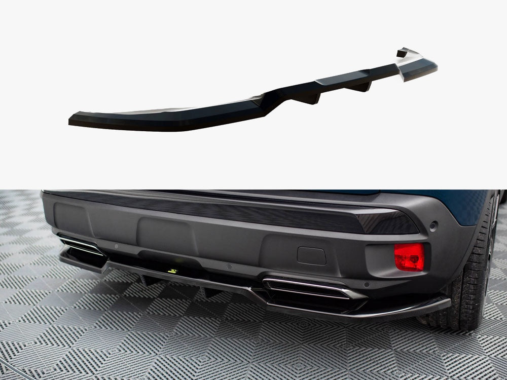 Maxton Design Rear Splitter (Vertical Bars) Peugeot 3008 GT-Line Mk2 Facelift - PE-3008-2F-GTLINE-RD1G+RD2G - Image 1
