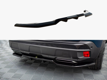 Maxton Design Rear Splitter (Vertical Bars) Peugeot 3008 GT-Line Mk2 Facelift - PE-3008-2F-GTLINE-RD1G+RD2G - Image 1
