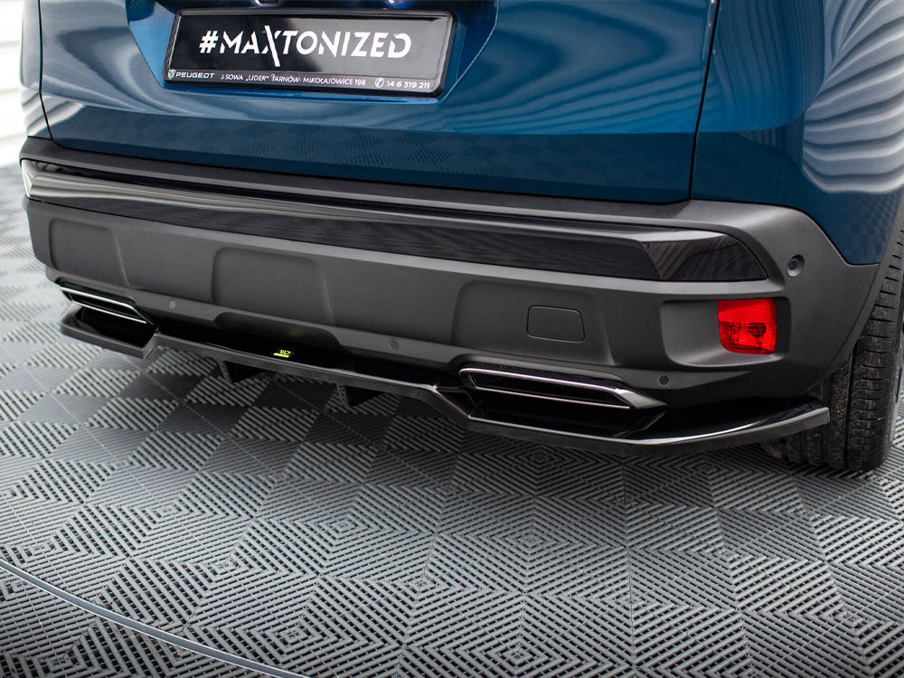 Maxton Design Rear Splitter (Vertical Bars) Peugeot 3008 GT-Line Mk2 Facelift - PE-3008-2F-GTLINE-RD1G+RD2G - Image 3