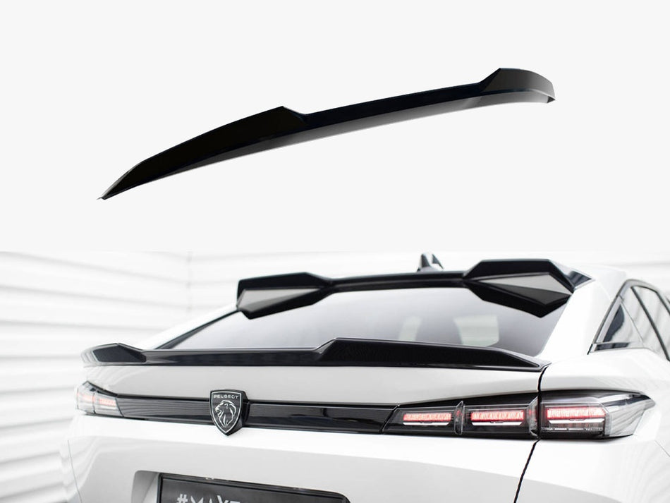 Maxton Design Lower Spoiler CAP 3D Peugeot 408 Mk1 - PE-408-1-CAP3D2G - Image 1