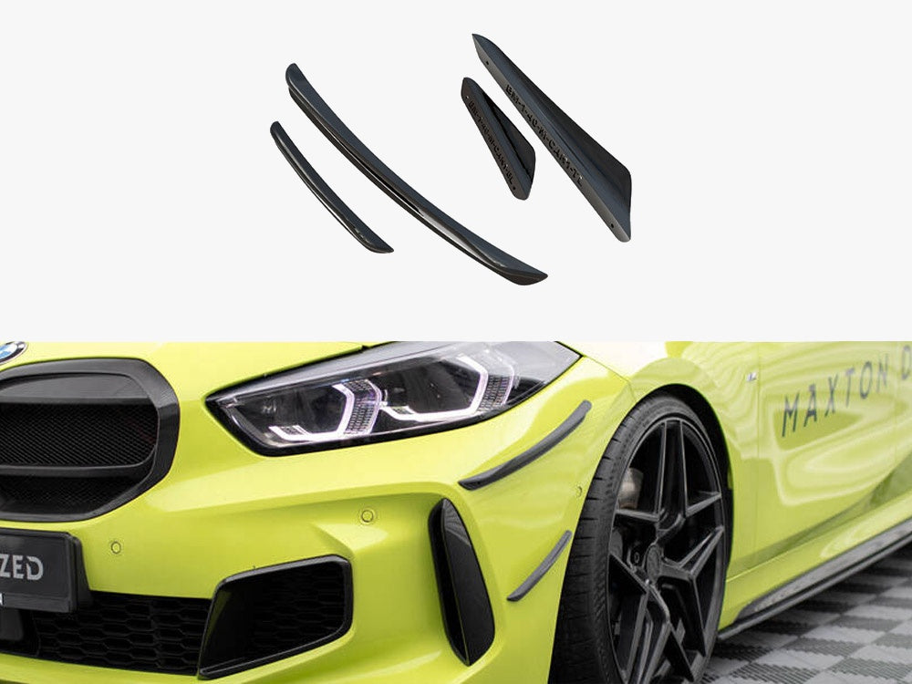 Maxton Design Front Bumper Wings (Canards) BMW 1 F40 M-Sport / M135i - BM-1-40-M-CAN1 - Image 1
