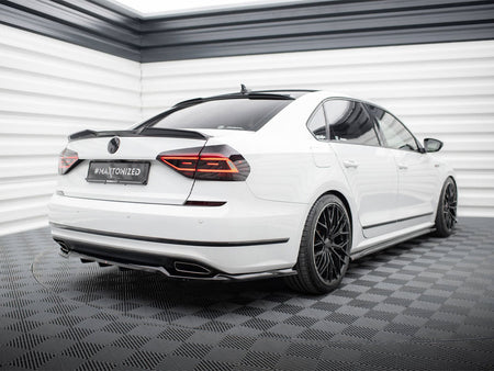 Maxton Design Rear Splitter (Vertical Bars) Volkswagen Passat GT B8 Facelift USA - VW-PA-B7-GT-RD1G+RD2G - Image 2