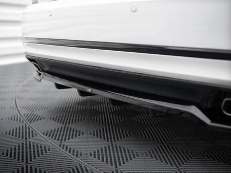 Maxton Design Rear Splitter (Vertical Bars) Volkswagen Passat GT B8 Facelift USA - VW-PA-B7-GT-RD1G+RD2G - Image 4