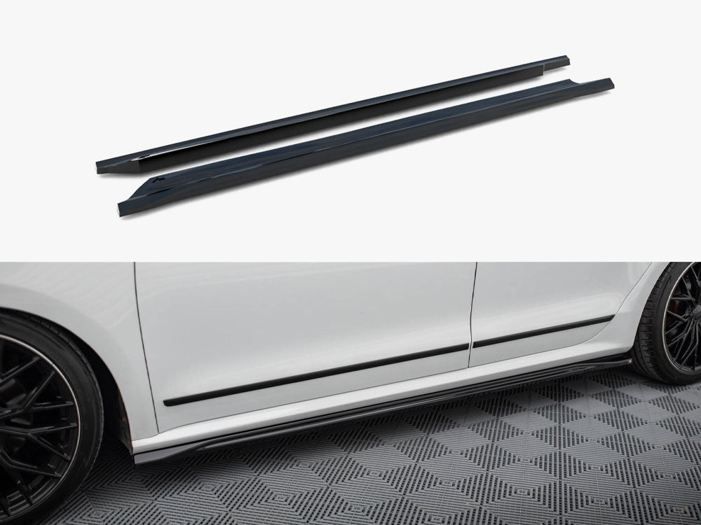 Maxton Design Side Skirts Diffusers Volkswagen Passat GT B8 Facelift USA - VW-PA-B7-GT-SD1G - Image 1