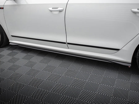 Maxton Design Side Skirts Diffusers Volkswagen Passat GT B8 Facelift USA - VW-PA-B7-GT-SD1G - Image 4