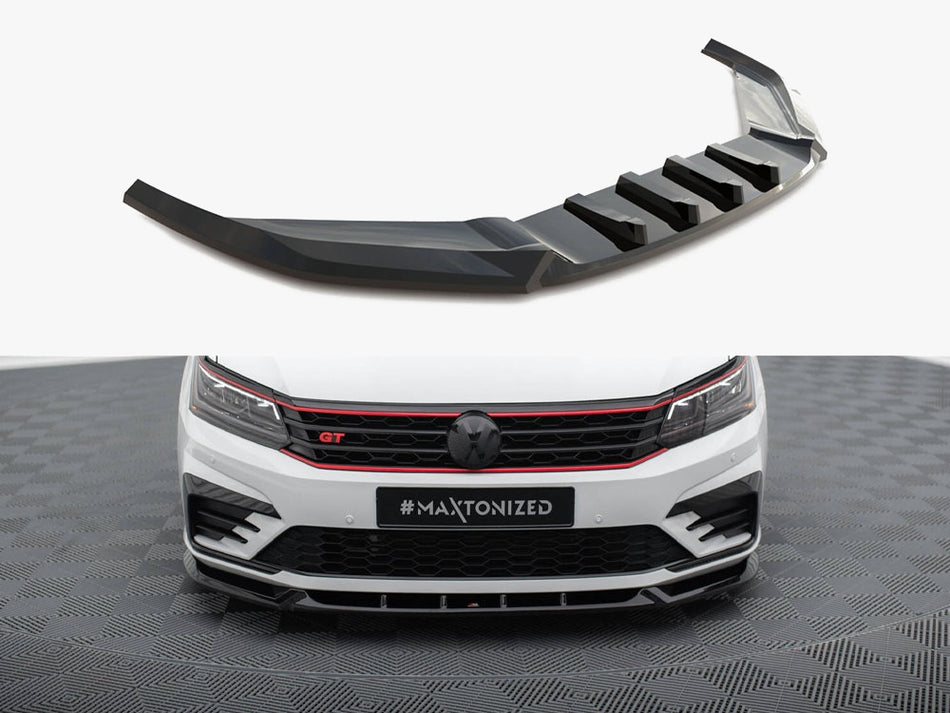Maxton Design Front Splitter V.1 Volkswagen Passat GT B8 Facelift USA - VW-PA-B7-GT-FD1G - Image 1