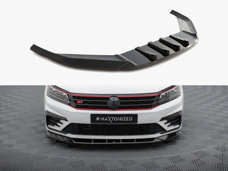 Maxton Design Front Splitter V.2 Volkswagen Passat GT B8 Facelift USA - VW-PA-B7-GT-FD2G - Image 1